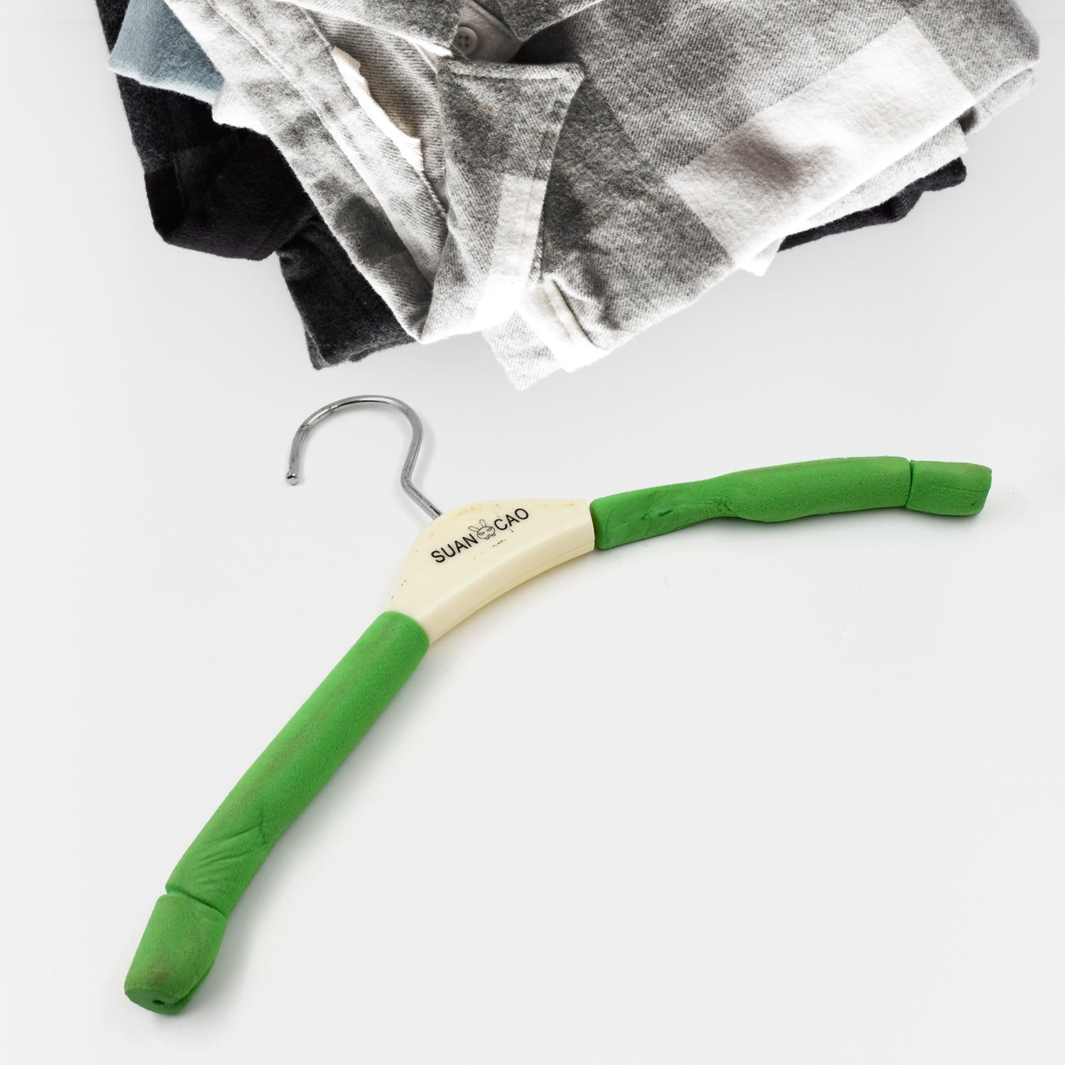Solid Sponge Hanger Non-Slip Hanger Home No Trace Clothes Hanging Pants Clip Clothing Store Hangers, Clothes Hanger for Closet Wedding Dress Women, Men, Children Clothing (1 Pc / Mix Color) Solid Sponge Hanger Non-Slip Hanger Home No Trace Clothes Hanging Pants Clip Clothing Store Hangers, Clothes Hanger for Closet Wedding Dress Women, Men, Children Clothing (1 Pc / Mix Color)